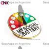 Pin para la ropa Battery Social